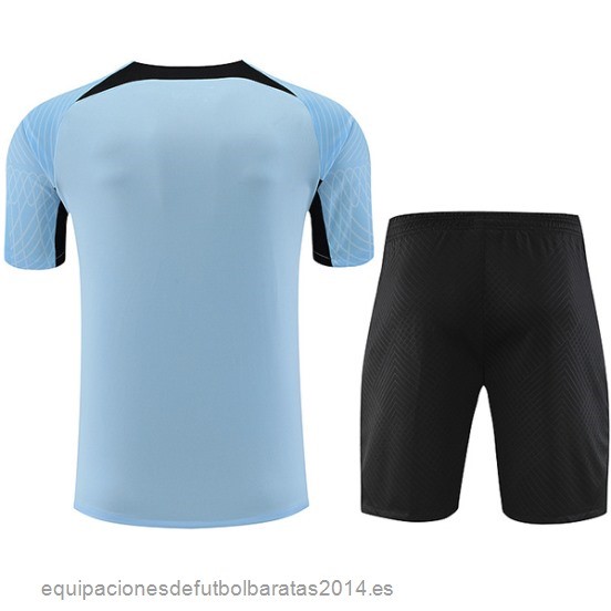 Nuevo Entrenamiento Conjunto Completo Inter Milan 23/24 Azul IIII Negro Baratas